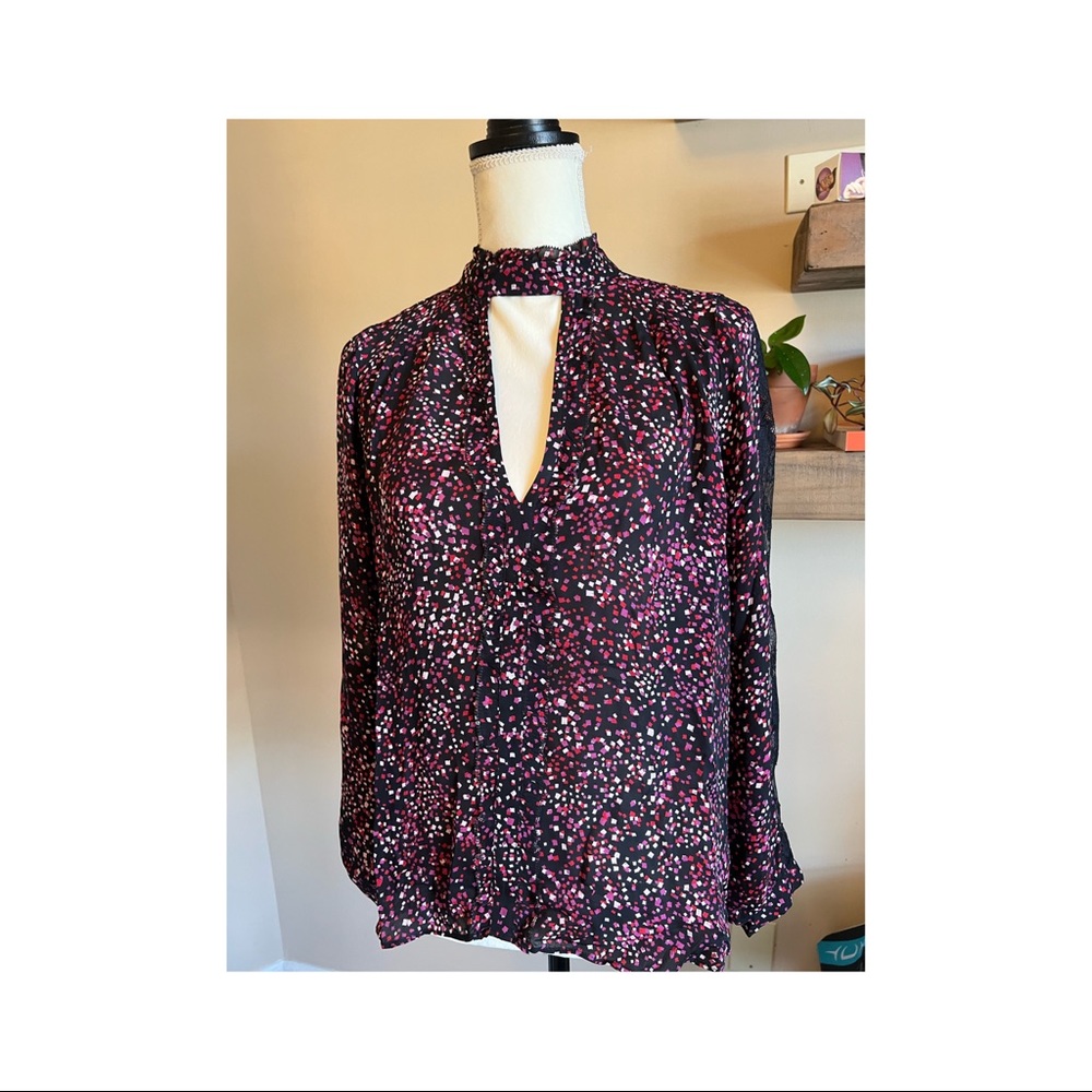 Parker 100% silk blouse size small